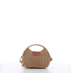 Marina Galanti Bottidda Crochet Bag - Camel back