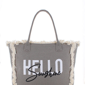Beach Shopping Bag #2 - GREY