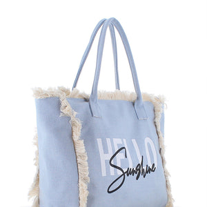 Beach Shopping Bag #2 - BLUE