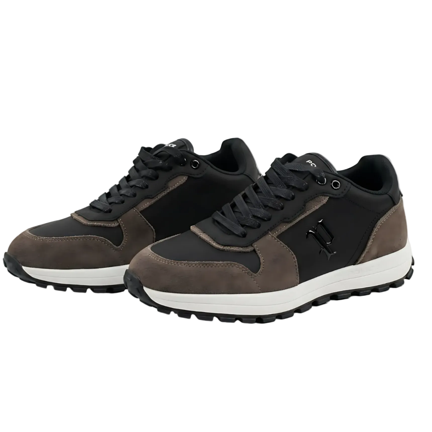 POLICE SNEAKERS BLACK WITH LOGO