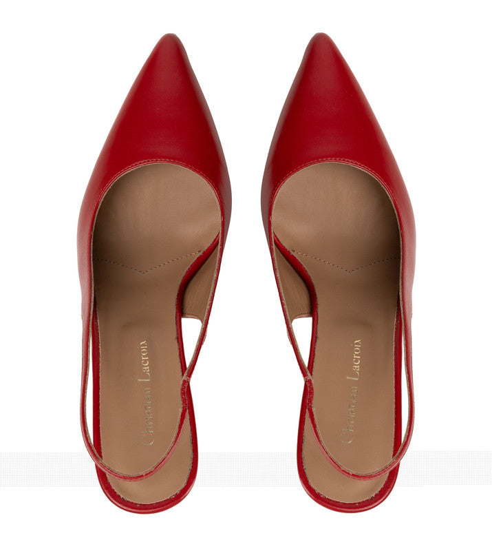 Christian Lacroix Kitten Heels - Red - view 2