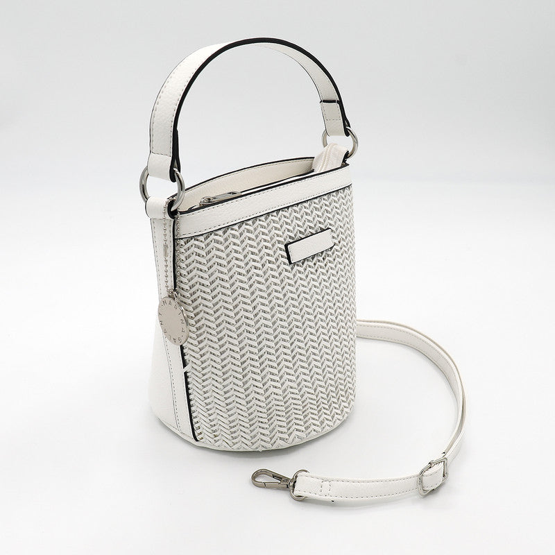 Bucket S Bag - WHITE