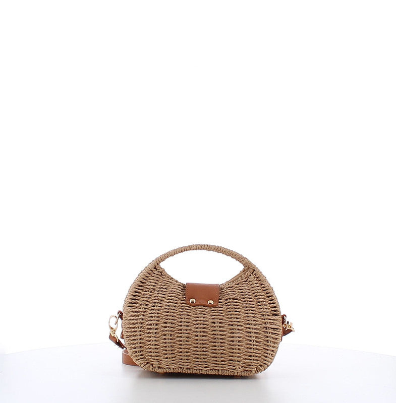 Marina Galanti Bottidda Crochet Bag - Camel back
