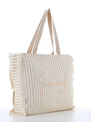Beach Shopping Bag #1 - BEIGE