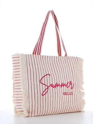 Beach Shopping Bag #1 - RED