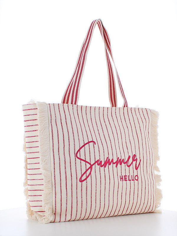 Beach Shopping Bag #1 - RED