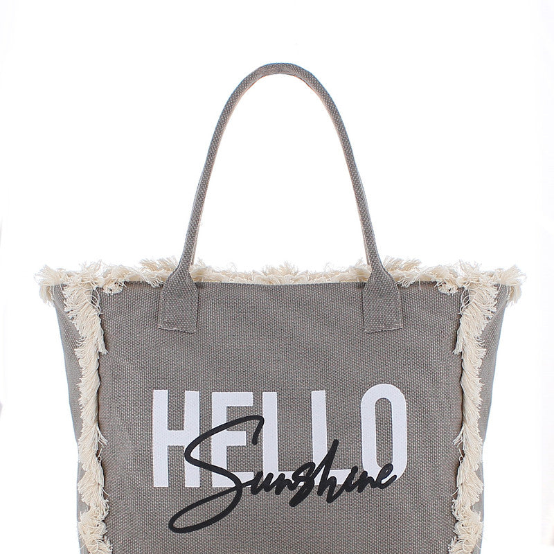 Beach Shopping Bag #2 - GREY