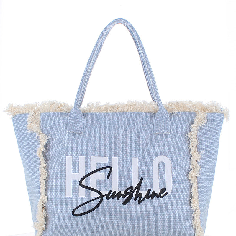 Beach Shopping Bag #2 - BLUE