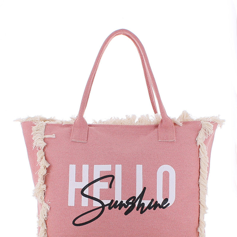Beach Shopping Bag #2 - CORAL