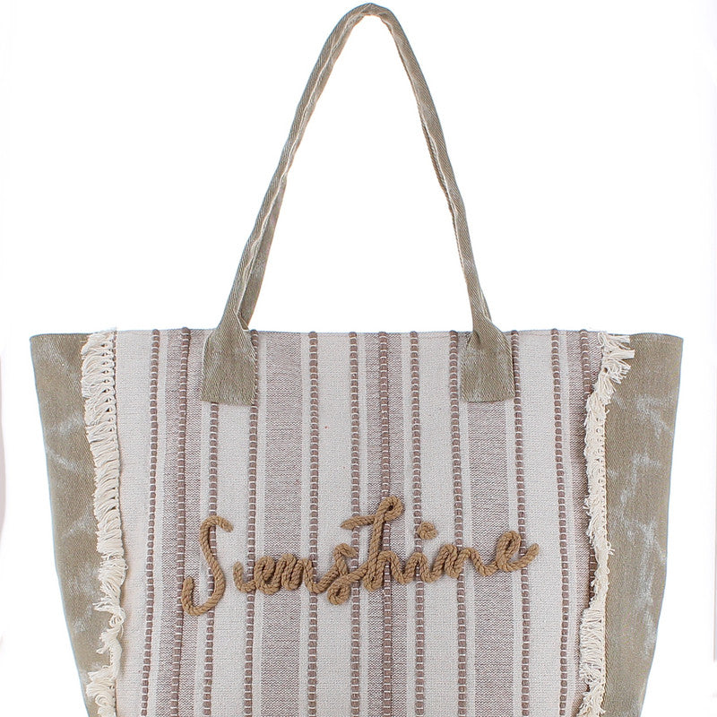 Beach Shopping Bag #4 - BEIGE