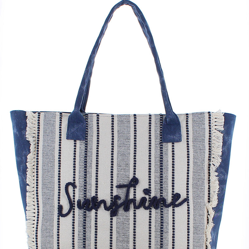 Beach Shopping Bag #4 - BLUE