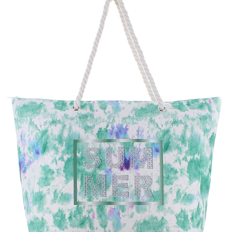 Beach Shopping Bag #5 - GREEN