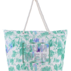 Beach Shopping Bag #5 - GREEN