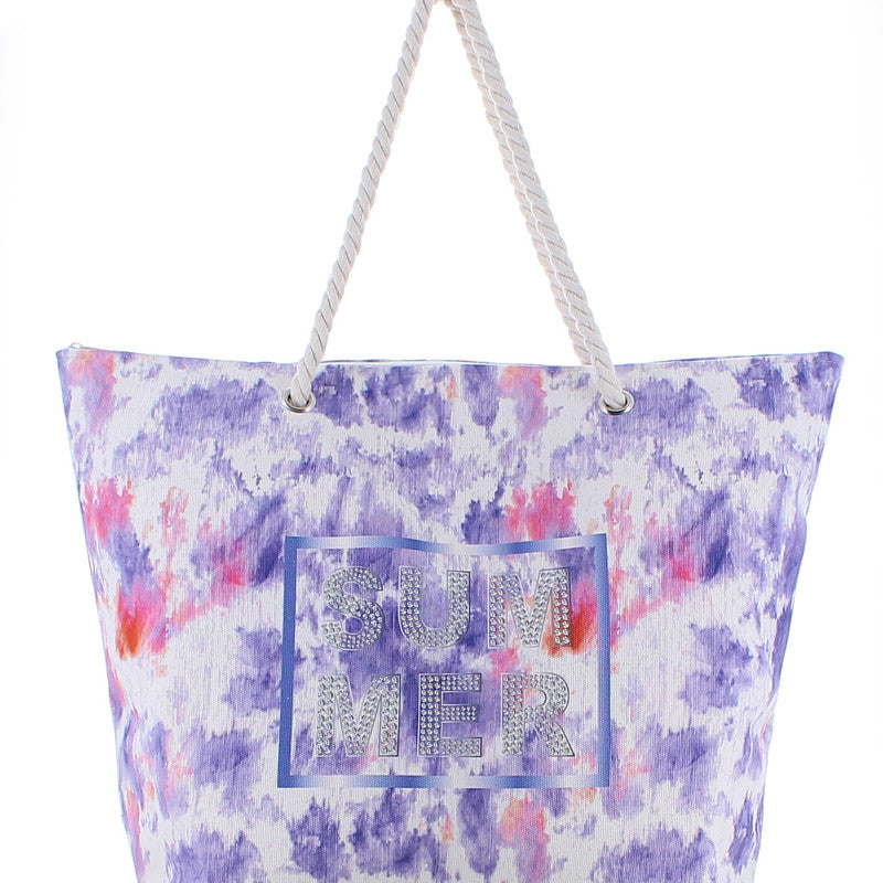Beach Shopping Bag #5 - PURPLE