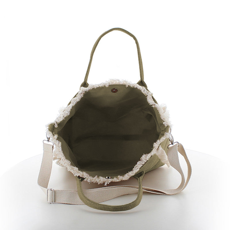 Beach Shopping Bag #6 - OLIVE
