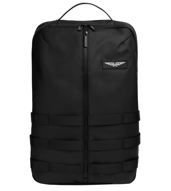Police Mike Backpack — Black - Black - view 2
