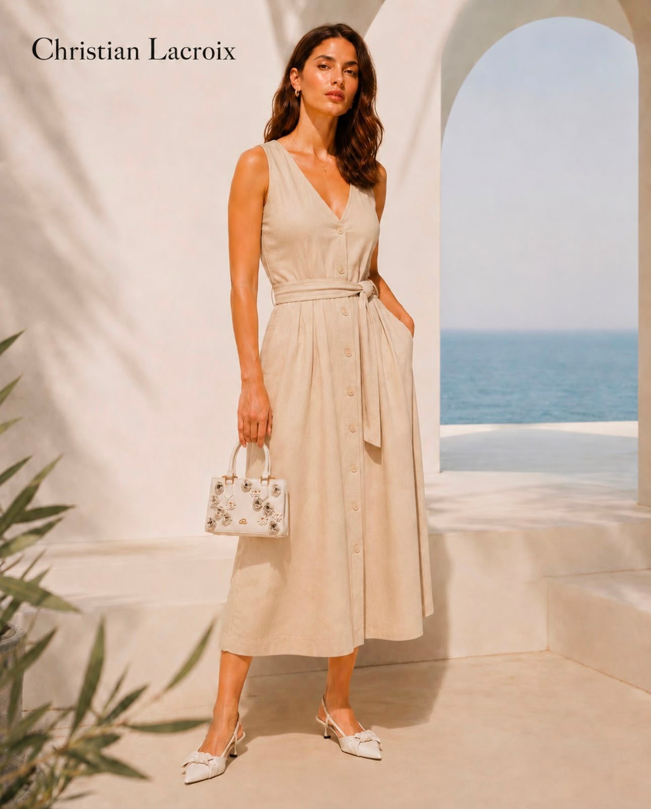 Christian Lacroix Parade Handbag — Off White